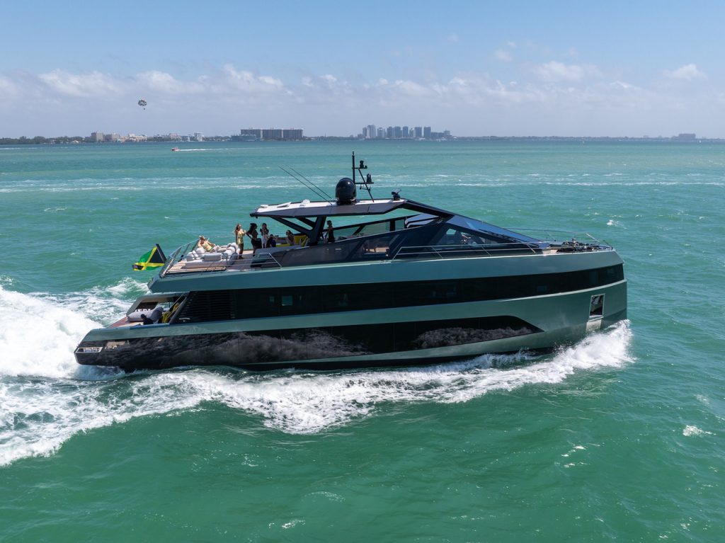 85' WALLY 'MATZU 2' Miami Luxury Modern Yacht Rental Charter