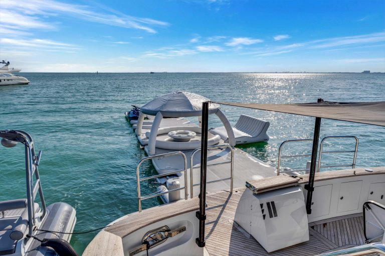 166' Trinity SWEET CAROLINE Miami Luxury Modern Yacht Rental Charter