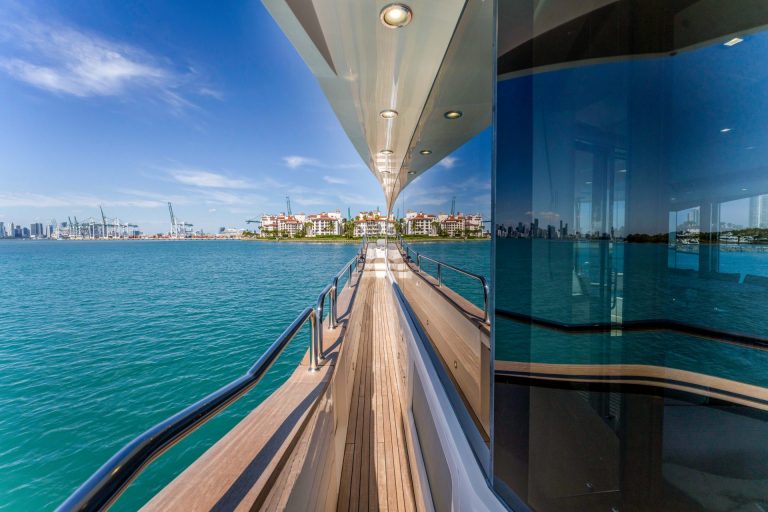 92' Sunseeker RMM JOB Miami Luxury Modern Yacht Rental Charter