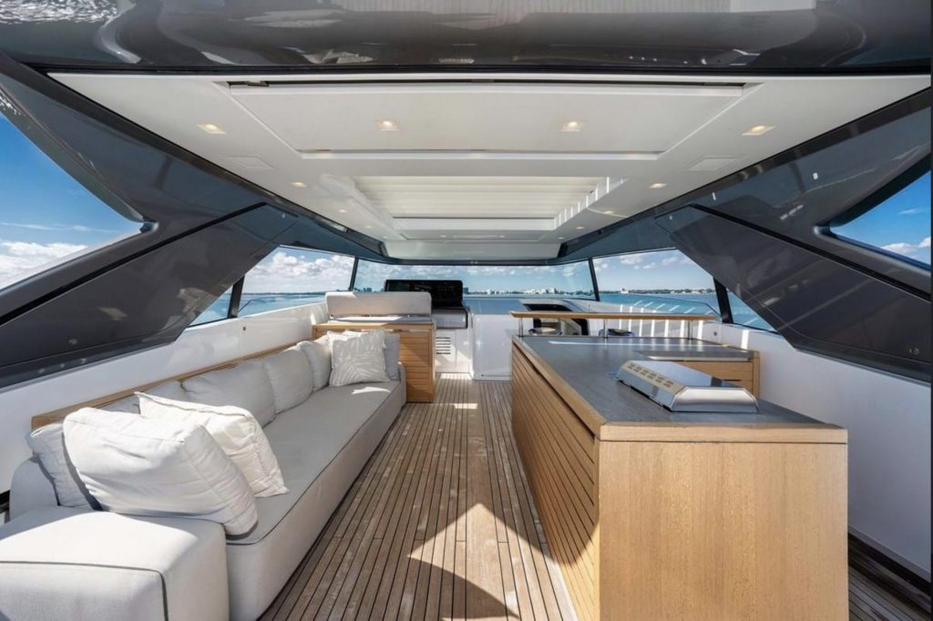 76' Sanlorenzo Vasiliki Miami Yacht Rental Charter Yacht New Modern Design Yacht Rental