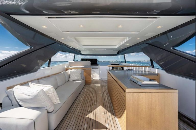76' Sanlorenzo Vasiliki Miami Yacht Rental Charter Yacht New Modern Design Yacht Rental
