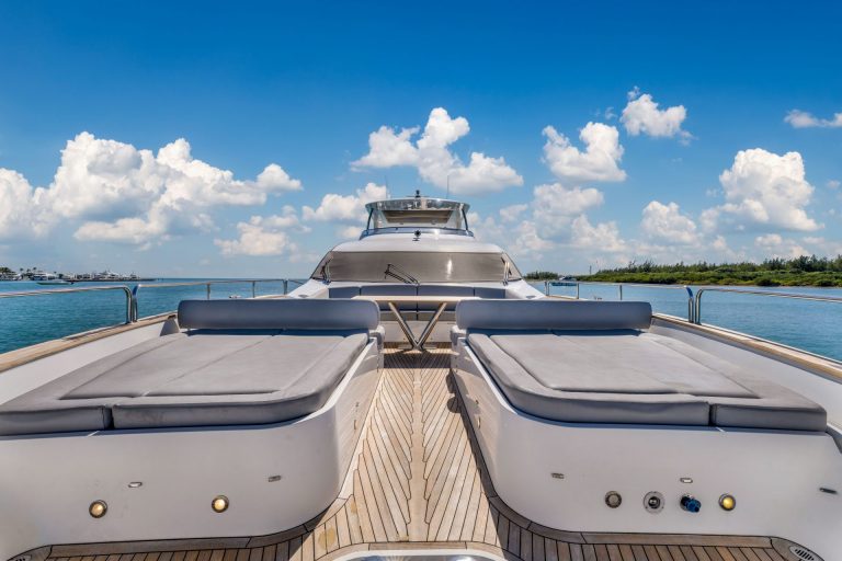 92' Sunseeker RMM JOB Miami Luxury Modern Yacht Rental Charter