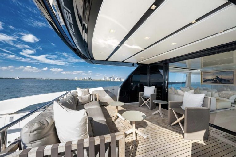76' Sanlorenzo Vasiliki Miami Yacht Rental Charter Yacht New Modern Design Yacht Rental