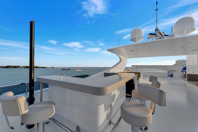 166' Trinity SWEET CAROLINE Miami Luxury Modern Yacht Rental Charter
