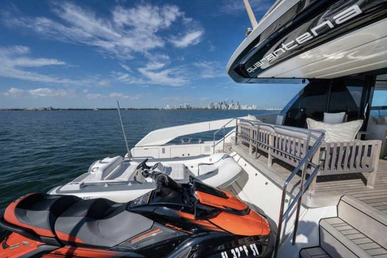 76' Sanlorenzo Vasiliki Miami Yacht Rental Charter Yacht New Modern Design Yacht Rental