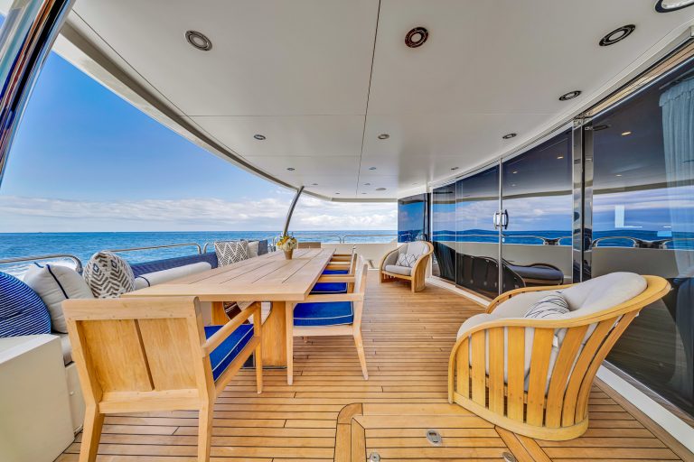 130' Sunseeker NATURAL 9' Miami Luxury Modern Yacht Rental Charter