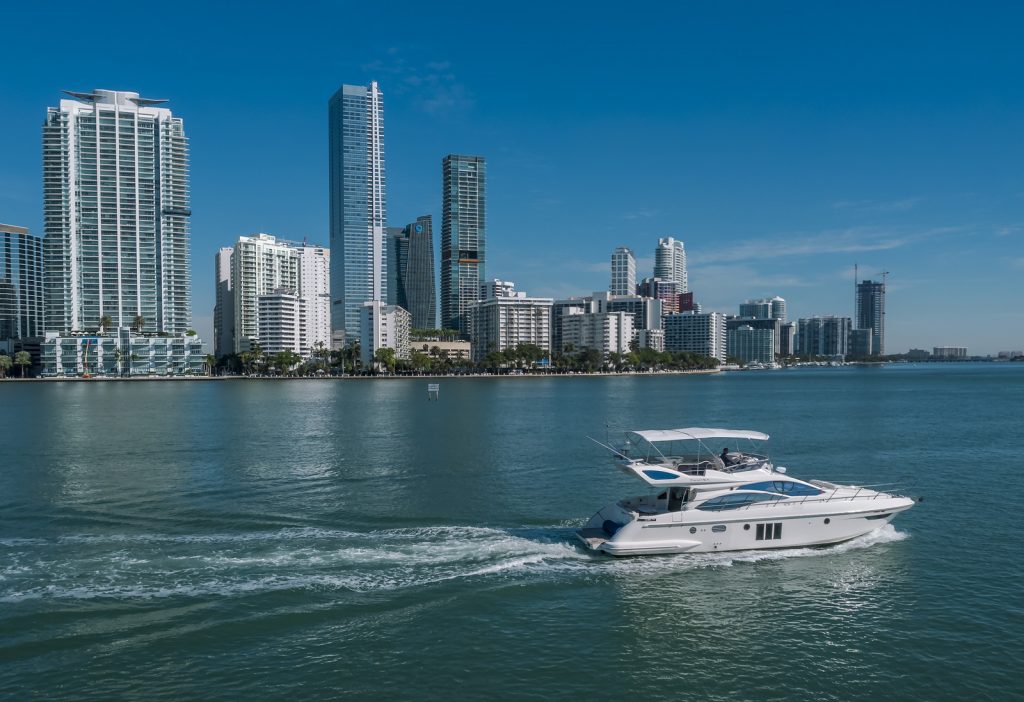 50' Azimut' Miami Luxury Modern Yacht Rental Charter