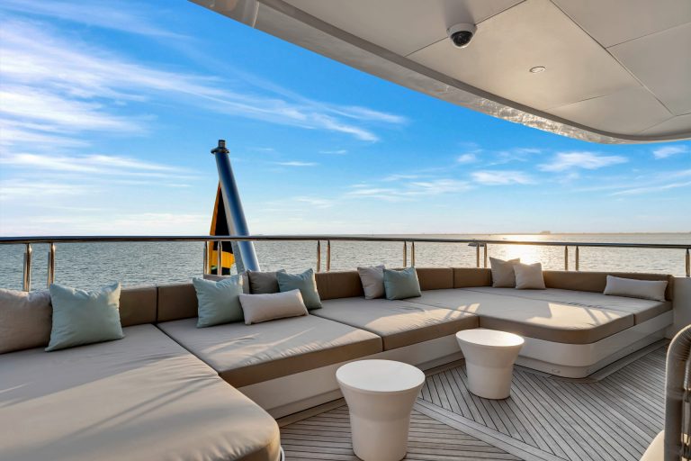 166' Trinity SWEET CAROLINE Miami Luxury Modern Yacht Rental Charter