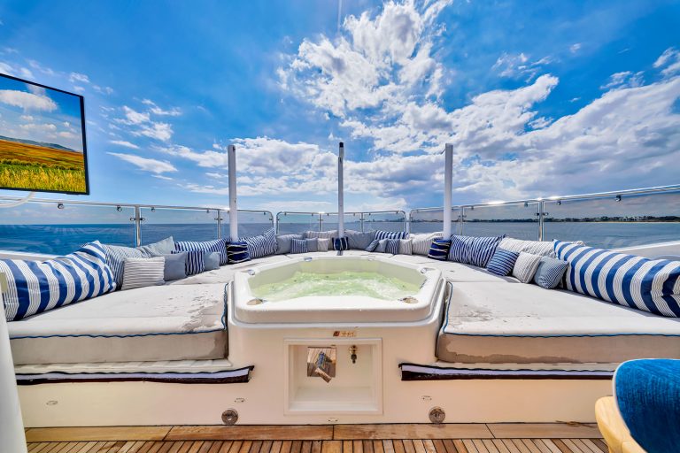 130' Sunseeker NATURAL 9' Miami Luxury Modern Yacht Rental Charter