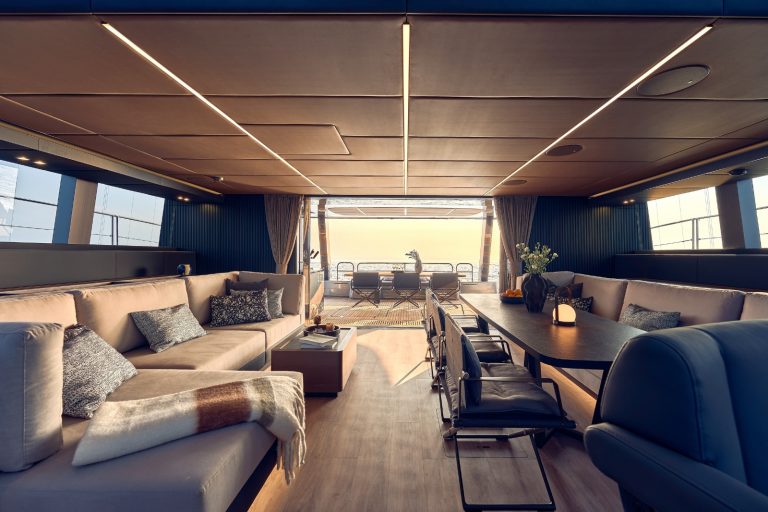 21 60’ Sunreef ‘ARCHIPELAGO III’ Miami Luxury Modern Yacht Rental Charter