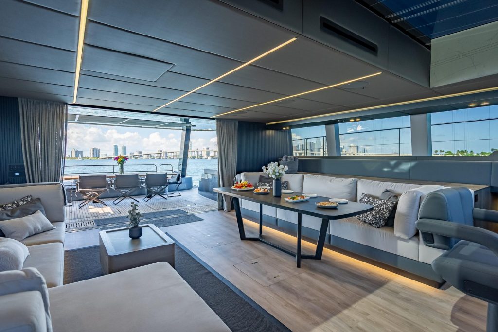 60' Sunreef ARCHIPELAGO III Miami Luxury Modern Yacht Rental Charter