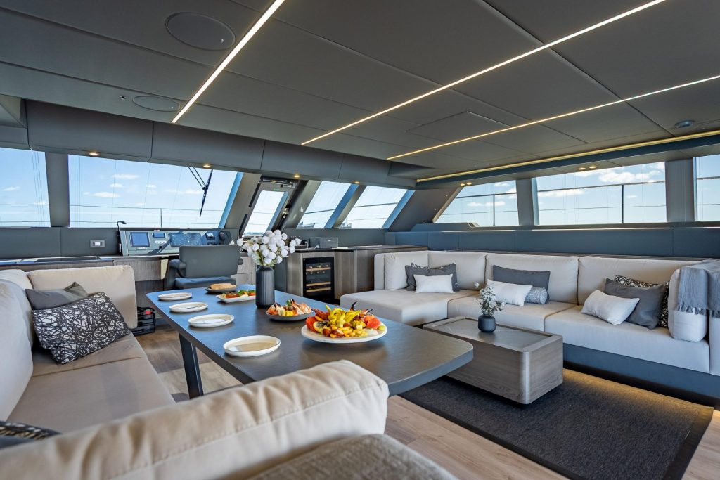 60' Sunreef ARCHIPELAGO III Miami Luxury Modern Yacht Rental Charter