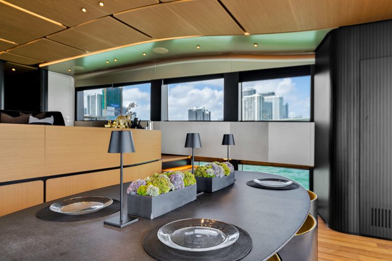 85' WALLY 'MATZU 2' Miami Luxury Modern Yacht Rental Charter
