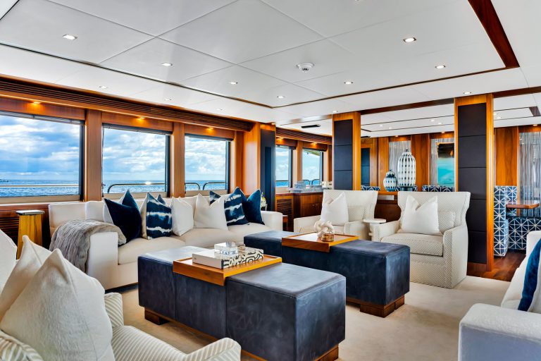 130' Sunseeker NATURAL 9' Miami Luxury Modern Yacht Rental Charter