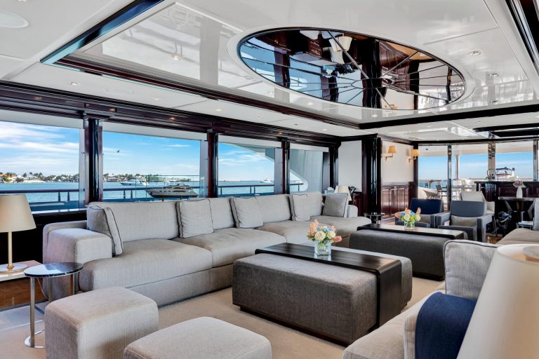 166' Trinity SWEET CAROLINE Miami Luxury Modern Yacht Rental Charter
