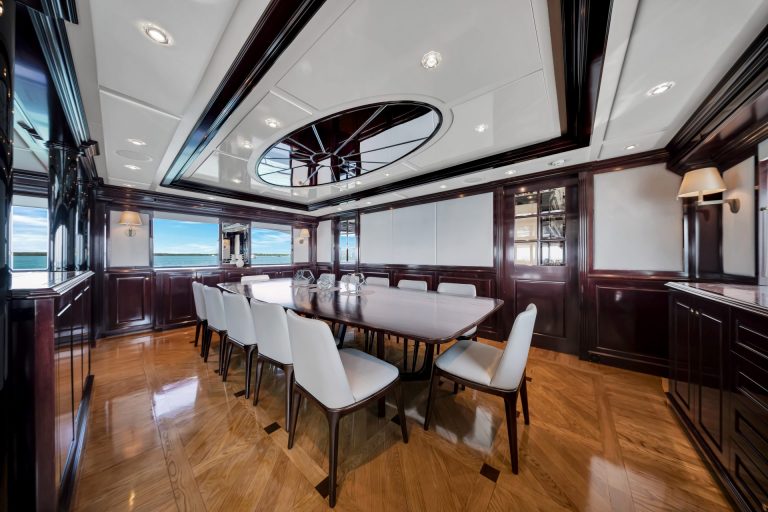 166' Trinity SWEET CAROLINE Miami Luxury Modern Yacht Rental Charter