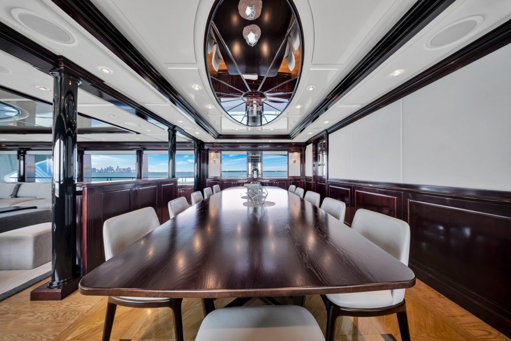 166' Trinity SWEET CAROLINE Miami Luxury Modern Yacht Rental Charter