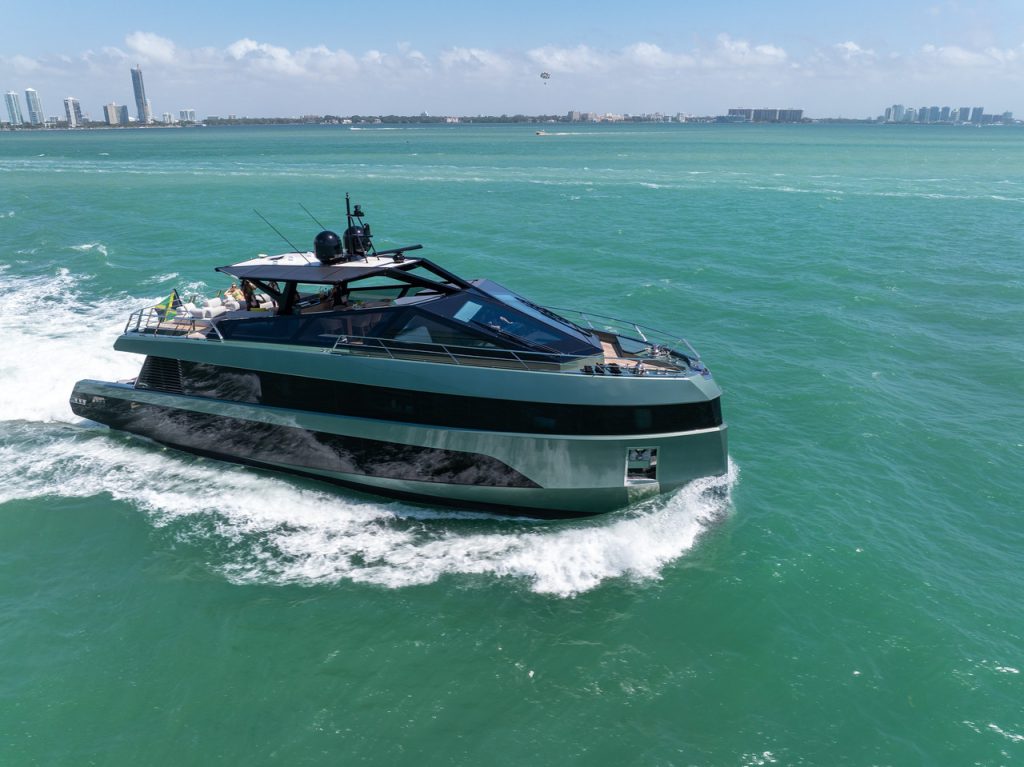 85' WALLY 'MATZU 2' Miami Luxury Modern Yacht Rental Charter