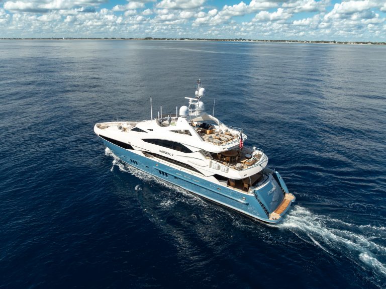 130' Sunseeker NATURAL 9' Miami Luxury Modern Yacht Rental Charter
