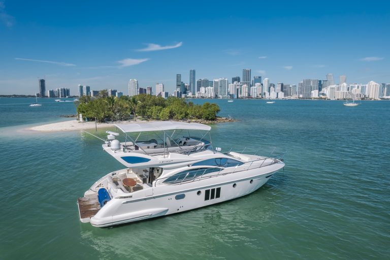 50' Azimut' Miami Luxury Modern Yacht Rental Charter