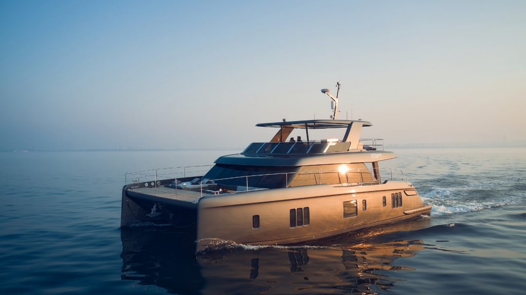 60' Sunreef ARCHIPELAGO III Miami Luxury Modern Yacht Rental Charter