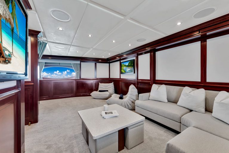 166' Trinity SWEET CAROLINE Miami Luxury Modern Yacht Rental Charter