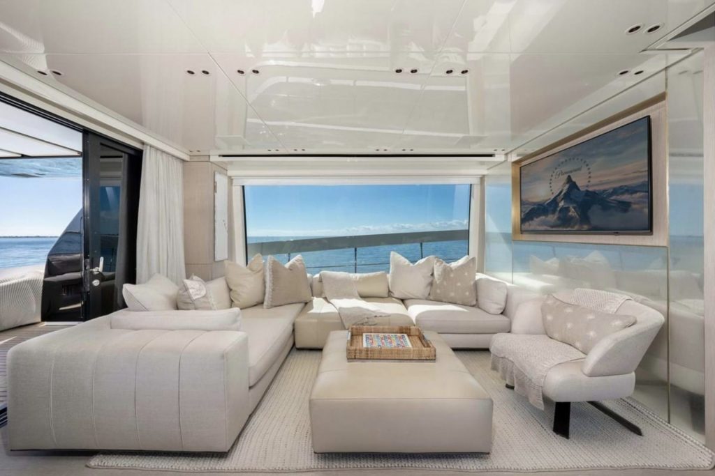 76' Sanlorenzo Vasiliki Miami Yacht Rental Charter Yacht New Modern Design Yacht Rental