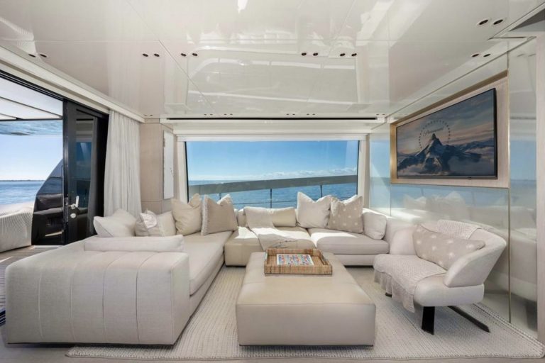 76' Sanlorenzo Vasiliki Miami Yacht Rental Charter Yacht New Modern Design Yacht Rental