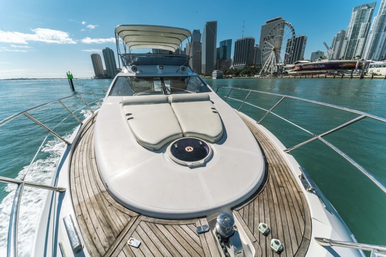 50' Azimut' Miami Luxury Modern Yacht Rental Charter