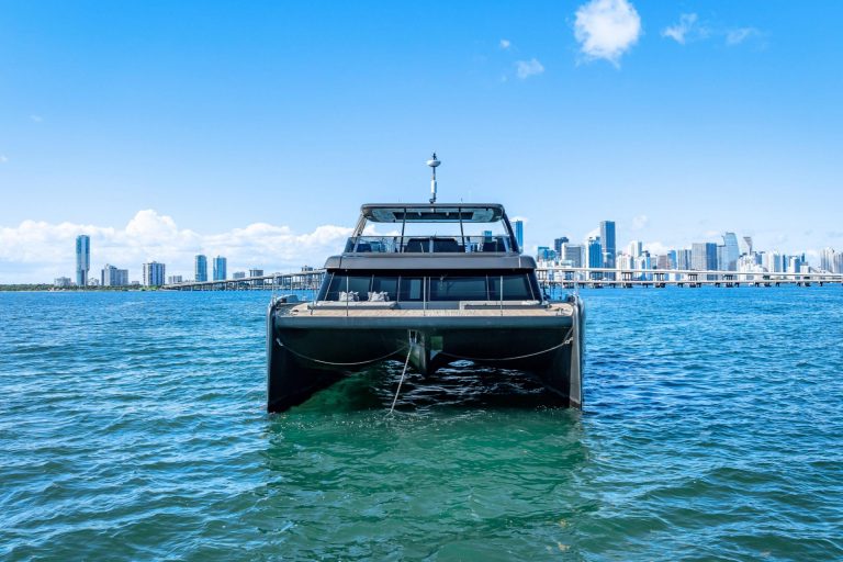 60' Sunreef ARCHIPELAGO III Miami Luxury Modern Yacht Rental Charter