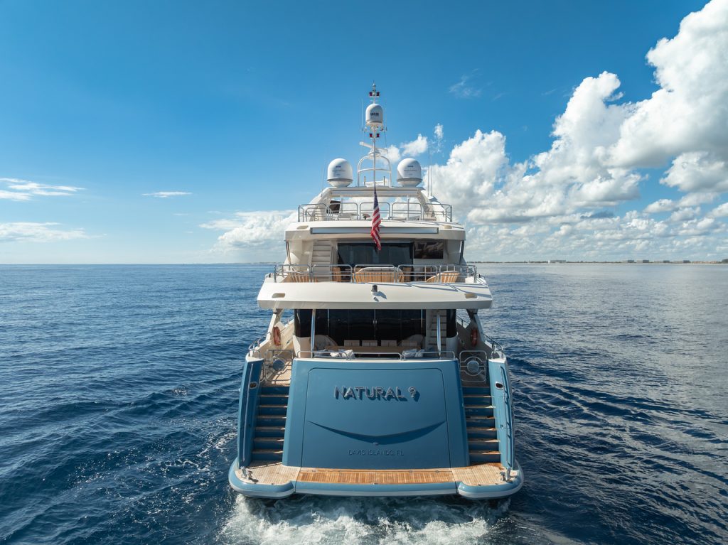 121' Sunseeker NATURAL 9' Miami Luxury Modern Yacht Rental Charter