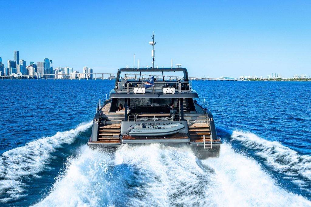 60' Sunreef ARCHIPELAGO III Miami Luxury Modern Yacht Rental Charter