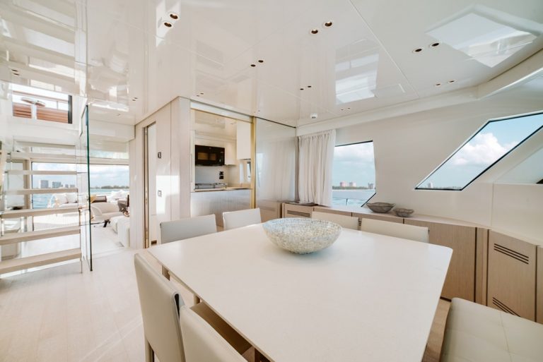 76' Sanlorenzo Vasiliki Miami Yacht Rental Charter Yacht New Modern Design Yacht Rental