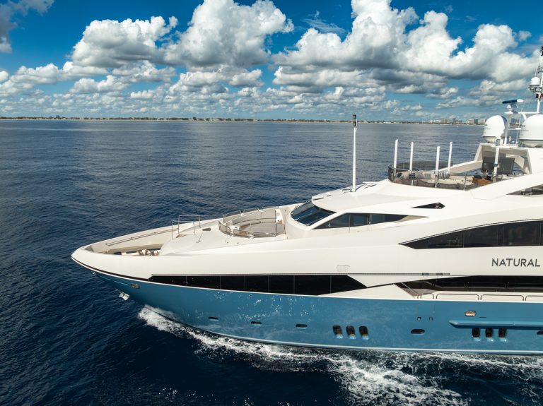 130' Sunseeker NATURAL 9' Miami Luxury Modern Yacht Rental Charter