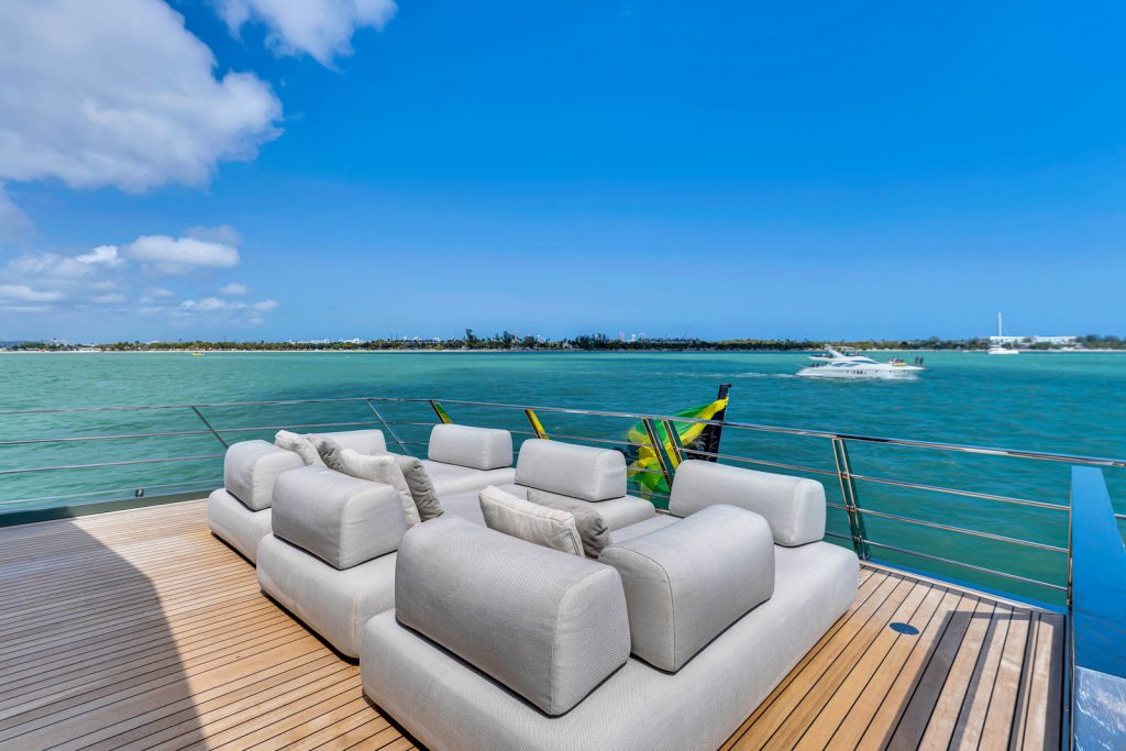 85' WALLY 'MATZU 2' Miami Luxury Modern Yacht Rental Charter
