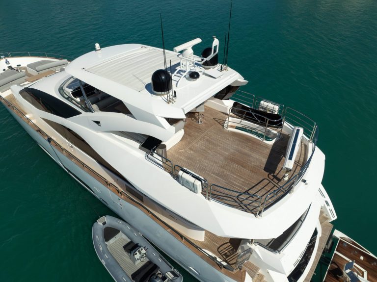 92' Sunseeker RMM JOB Miami Luxury Modern Yacht Rental Charter