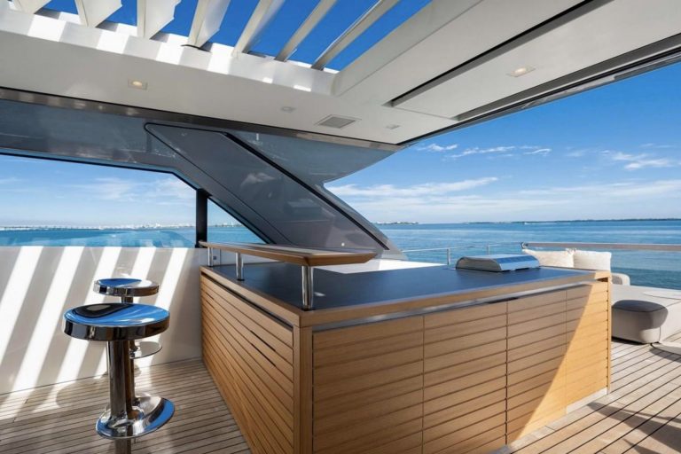 76' Sanlorenzo Vasiliki Miami Yacht Rental Charter Yacht New Modern Design Yacht Rental