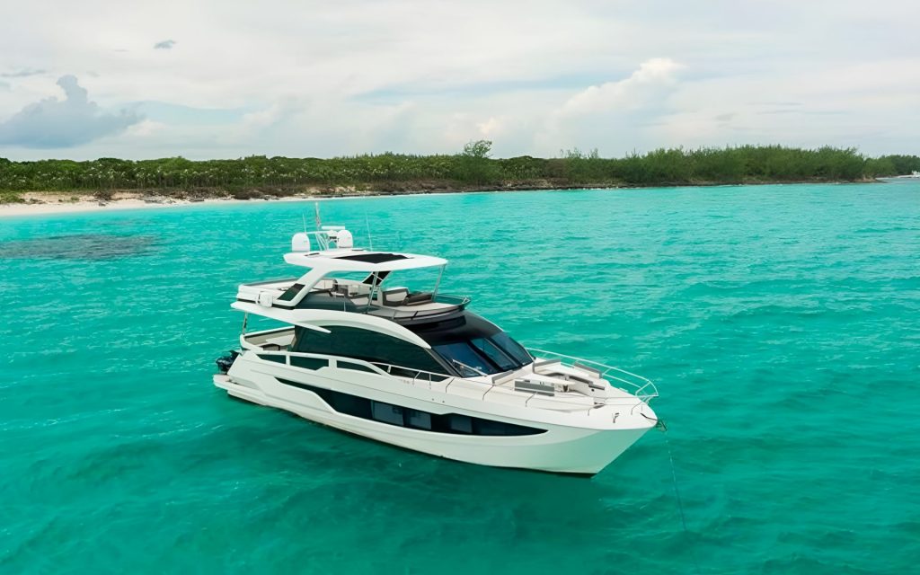 68' Galeon' Palm Beach Luxury Modern Yacht Rental Charter