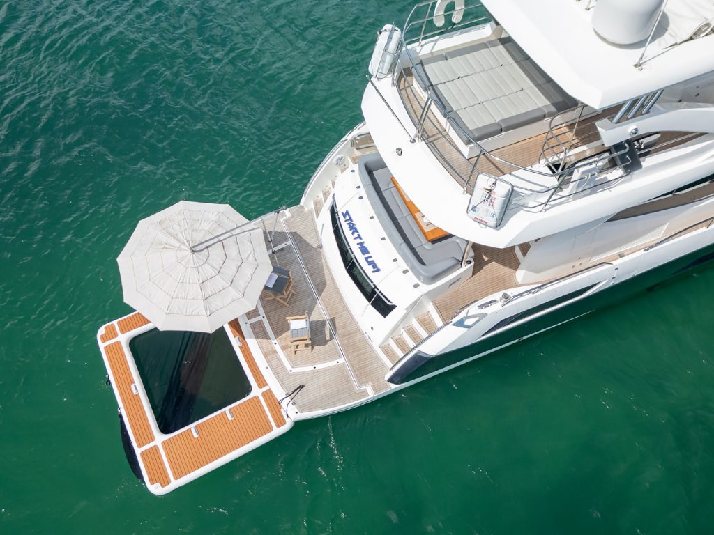 75' Sunseeker SMU' Miami Luxury Modern Yacht Rental Charter