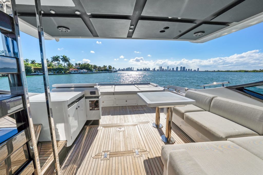 72' Azimut S7' Miami Luxury Modern Yacht Rental Charter