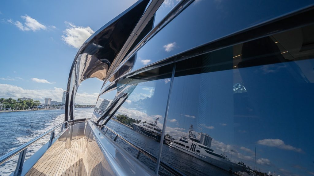 70' Pershing LIQUID' Fort Lauderdale Luxury Modern Yacht Rental Charter