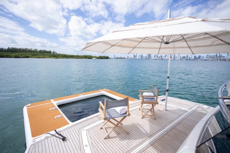 75' Sunseeker SMU' Miami Luxury Modern Yacht Rental Charter