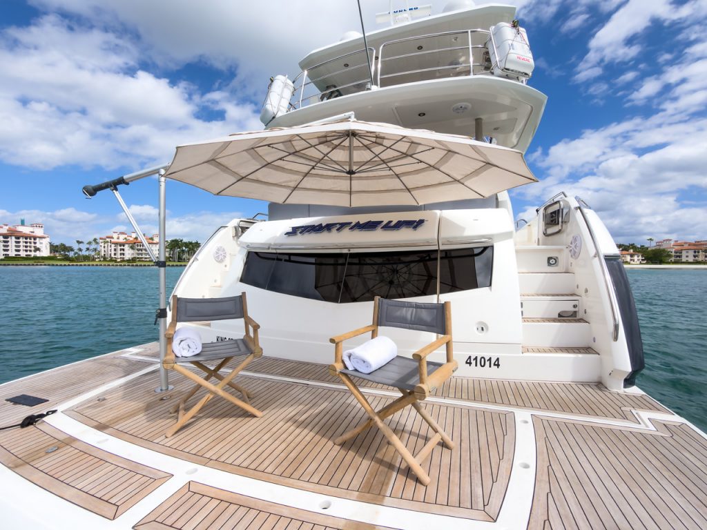 75' Sunseeker SMU' Miami Luxury Modern Yacht Rental Charter