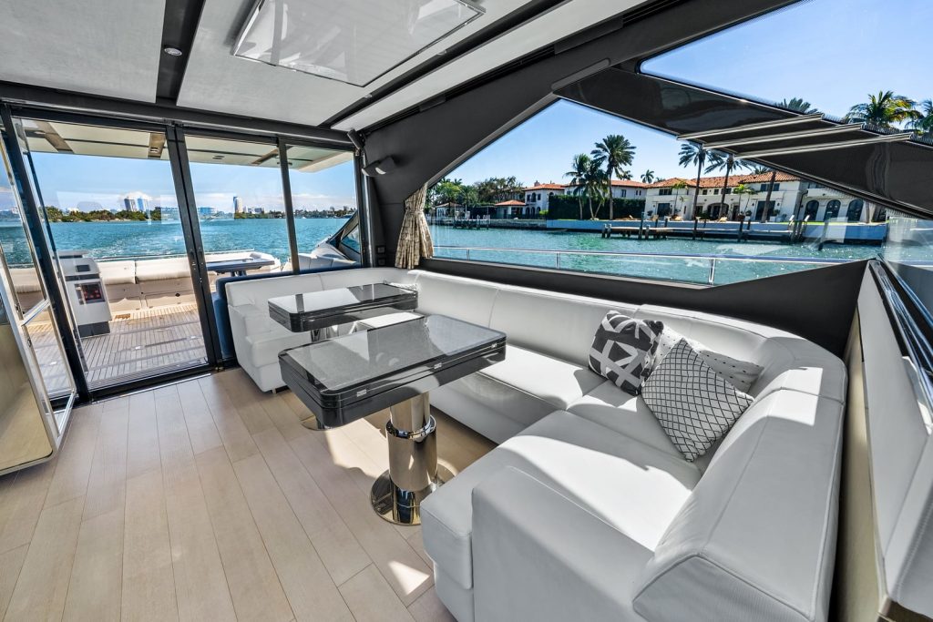 72' Azimut S7' Miami Luxury Modern Yacht Rental Charter