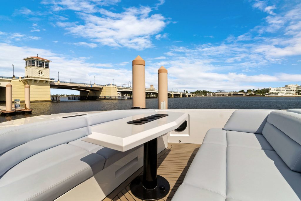 58' Vanquish' Palm Beach Luxury Modern Yacht Rental Charter