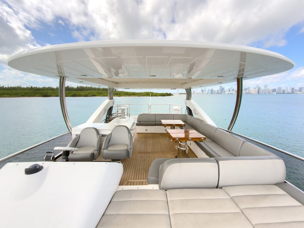 75' Sunseeker SMU' Miami Luxury Modern Yacht Rental Charter