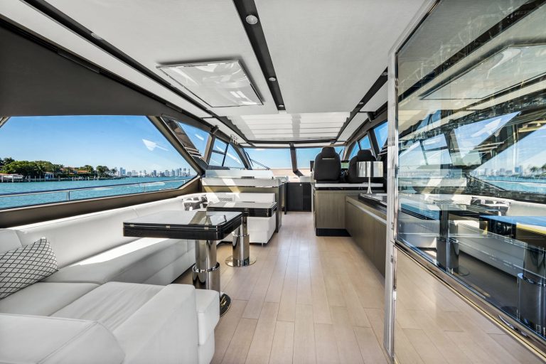 72' Azimut S7' Miami Luxury Modern Yacht Rental Charter