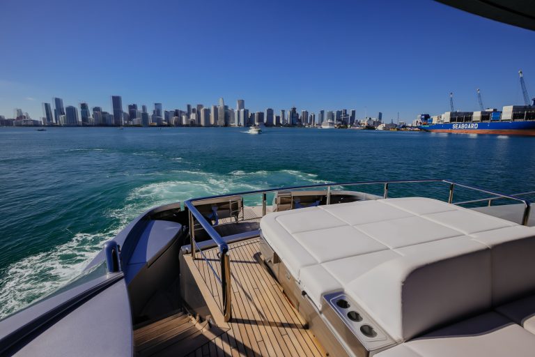 116' Pershing GTX Miami Luxury Modern Yacht Rental Charter