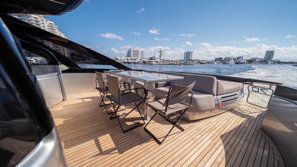 70' Pershing LIQUID' Fort Lauderdale Luxury Modern Yacht Rental Charter