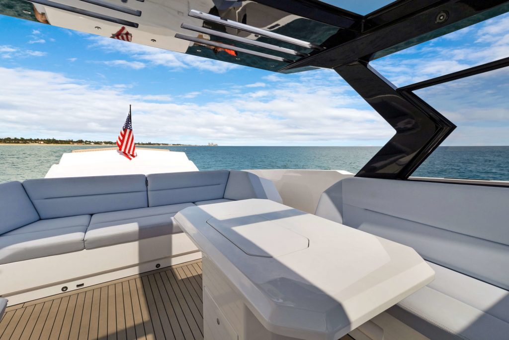 58' Vanquish' Palm Beach Luxury Modern Yacht Rental Charter